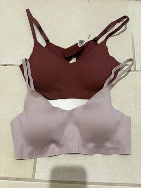 Jason Wu Seamless Bralette - Dusty Mauve and Burgundy